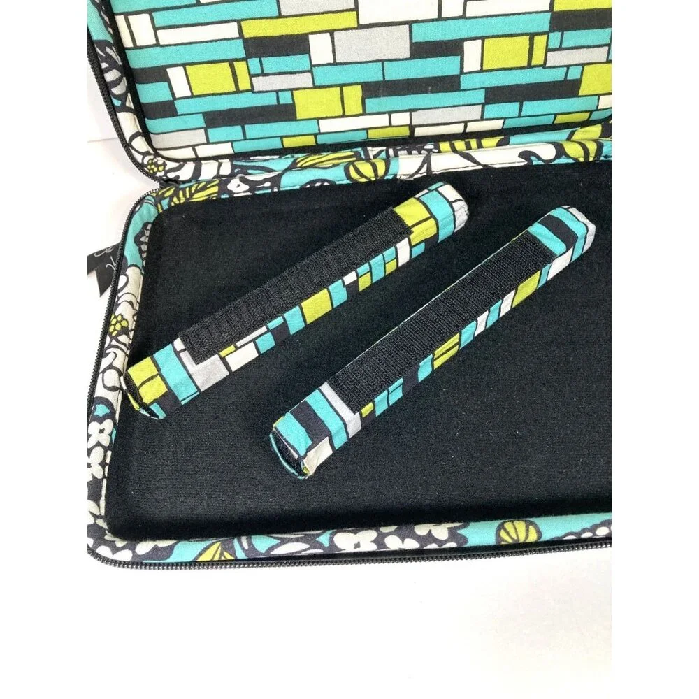Vera Bradley Tablet Case Island Blooms Floral Padded Zip Around 8.5 in x 11.5 in